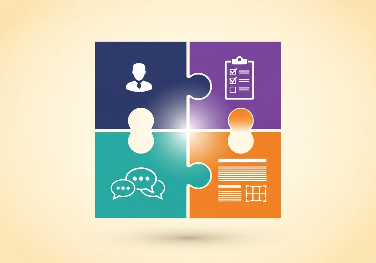 Framework PTCF — 4 mảnh ghép